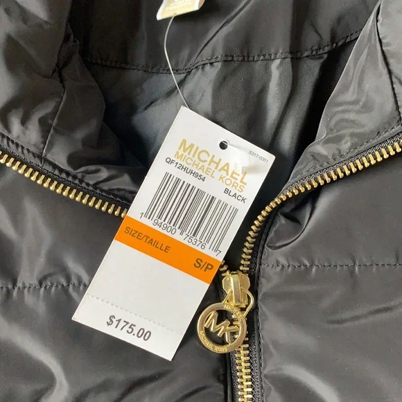Michael Kors black and gold puffer vest - Picture 4 of 4